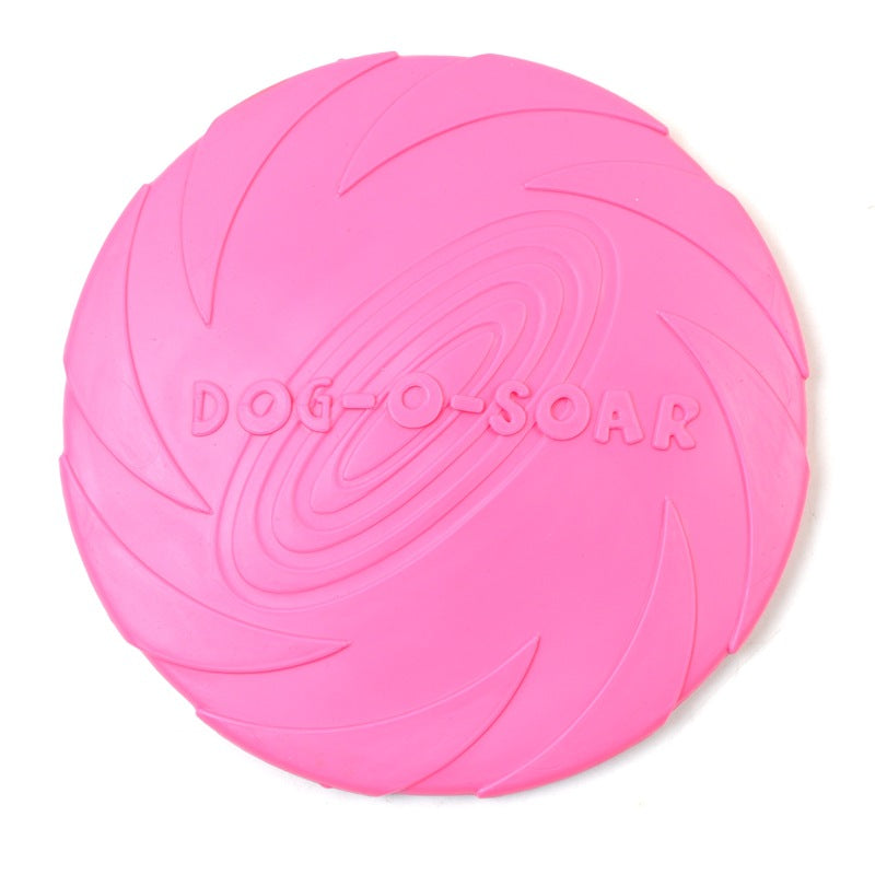 Durable Dog Frisbee — Soft TPR Flying Disc Training Toy