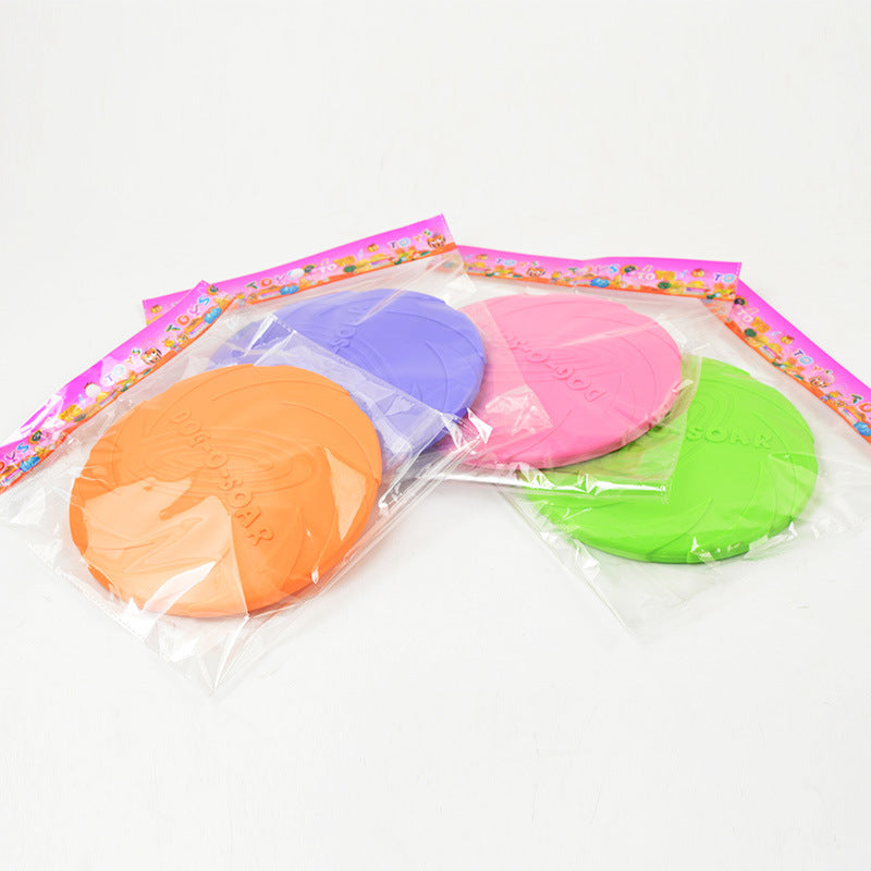 Durable Dog Frisbee — Soft TPR Flying Disc Training Toy