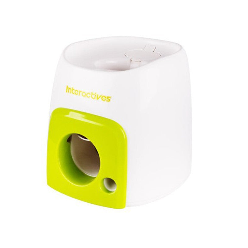 Interactive Dog Tennis Ball Launcher &amp; Treat Dispenser