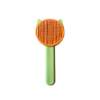 Self-Cleaning Pet Grooming Comb — Cat & Dog Deshedding Brush